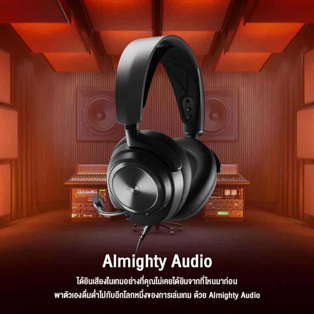 หูฟังเกมมิ่ง STEELSERIES ARCTIS NOVA PRO สีดำ_1